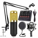 Pack Microphone de Studio avec carte son V8 et son Support Flexible